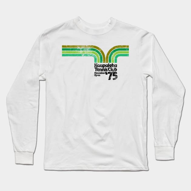 Hawaiian Open Tennis 1975 B Long Sleeve T-Shirt by BurningSettlersCabin